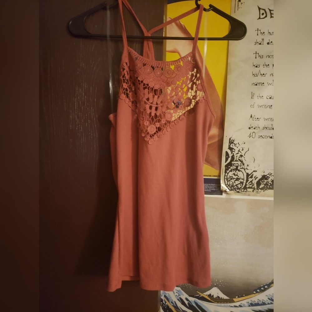 Halter top light pink tank